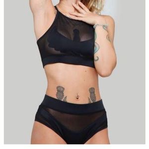 Goddess mesh pole bottoms